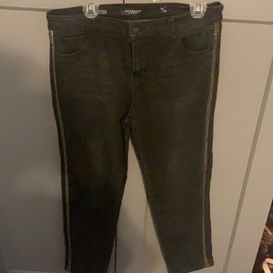 Black tuxedo jeans